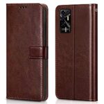 Shock Proof Flip Cover Back Case for Tecno Pova 2 | Magnetic Wallet Leather Case with Stand