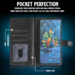Shock Proof Flip Cover Back Case for Hmd Crest Max 5G | Magnetic Wallet Leather Case with Stand - Image 7