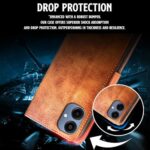 Shock Proof Flip Cover Back Case for Samsung Galaxy A06 | Magnetic Wallet Leather Case with Stand - Image 7