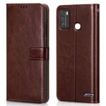 Shock Proof Flip Cover Back Case for Micromax In 1B | Magnetic Wallet Leather Case with Stand