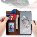 Shock Proof Flip Cover Back Case for 1+ Oneplus 12 5G | Magnetic Wallet Leather Case with Stand - Image 7