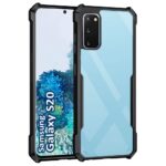 Shock Proof Clear Protective Back Case for Samsung Galaxy S20  AirEDGE Technology | Full Camera Protection | Back Case Mobile Cover for Samsung Galaxy S20  Black - Image 2
