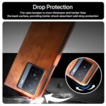 Shock Proof Flip Cover Back Case for Iqoo Z7 5G | Magnetic Wallet Leather Case with Stand - Image 7