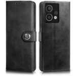 Shock Proof Flip Cover Back Case for Hmd Crest Max 5G | Magnetic Wallet Leather Case with Stand