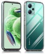 Crystal Clear Transparent Back Case Cover for Redmi Note 12 5G | Poco X5 5G | Full Device & Camera Prorection Shockproof TPU Silicone Back Cover Case Transparent - Image 5
