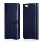 Shock Proof Flip Cover Back Case for Oppo A71 | Magnetic Wallet Leather Case with Stand