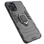 Shock Proof Back Case Mobile Cover for Realme 9i 5G | Realme 9i 5G | Back Cover Case (Tough Armor | Hybrid PC + TPU | Ring Holder & in-Built Kickstand | Black) - Image 5