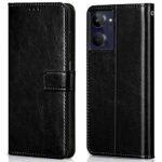 Shock Proof Flip Cover Back Case for Realme 10 4G | Magnetic Wallet Leather Case with Stand