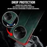 Shock Proof Flip Cover Back Case for Mi Redmi A3 | Magnetic Wallet Leather Case with Stand - Image 8