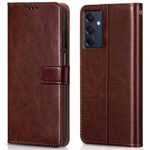 Shock Proof Flip Cover Back Case for Samsung Galaxy M14 5G | Magnetic Wallet Leather Case with Stand