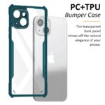 Shock Proof Clear Back Cover Case Mobile Cover Compatible with Apple iPhone 13 | iPhone 14 (Hard | Hybrid PC + TPU | Full Armour Device & Camera Protection | Blue) - Image 8
