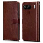 Shock Proof Flip Cover Back Case for 1+ Oneplus Nord 4 5G | Magnetic Wallet Leather Case with Stand
