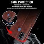 Shock Proof Flip Cover Back Case for Samsung Galaxy M31 | Magnetic Wallet Leather Case with Stand - Image 7