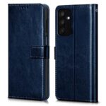 Shock Proof Flip Cover Back Case for Samsung Galaxy M15 5G Prime Edition | Magnetic Wallet Leather Case with Stand