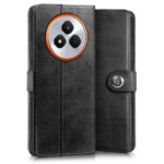Shock Proof Flip Cover Back Case for Realme Narzo 80 Pro 5G | Magnetic Wallet Leather Case with Stand - Image 3