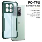 Poly Carbonate + TPU Shockproof Crystal Clear 1+ Oneplus 10T 5G Back Cover Case | 360 Degree Protection | Protective Design | Transparent Back Cover Case for 1+ Oneplus 10T 5G - Green - Image 4
