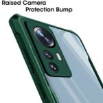 TPU+PC Crystal Clear Xiaomi 12 Pro 5G Back Cover Case | 360 Degree Protection | Shock Proof Design | Transparent Back Cover Case for Mi Xiaomi 12 Pro 5G - Green, Green - Image 4