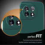 Ultra Slim Soft Rubberised Back Cover Case for 1+ OnePlus 11 5G | Inner Velvet Fabric Lining | Matte Silicone Flexible Camera Protection Back Cover ? Green - Image 8