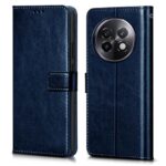 Shock Proof Flip Cover Back Case for Realme 13 Plus 5G | Magnetic Wallet Leather Case with Stand