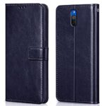 Shock Proof Flip Cover Back Case for Xiaomi Mi Redmi 8A | Magnetic Wallet Leather Case with Stand