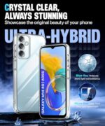Ultra-Hybrid Clear Back Case Cover Designed for Samsung Galaxy A05S 5G | Galaxy M14 4G | Sleek Hard Back | Cushion Edge Technology Shockproof Drop & Camera Protection Bump Transparent - Image 5