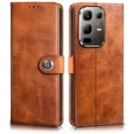 Shock Proof Flip Cover Back Case for Infinix Note 50X 5G | Magnetic Wallet Leather Case with Stand