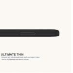 Anti Slip Soft Flexible Case All Side Coverage Ultra Matte Rubberised Silicon Thin Protective Shockproof Back Cover with Camera Protection Bump for Realme 6 Pro (Pitch Black) - Image 2