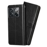 Shock Proof Flip Cover Back Case for 1+ Oneplus 10T 5G | Magnetic Wallet Leather Case with Stand - Image 3