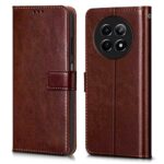 Shock Proof Flip Cover Back Case for Realme 13 5G | Magnetic Wallet Leather Case with Stand