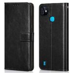 Shock Proof Flip Cover Back Case for Infinix Smart Hd 2021 | Magnetic Wallet Leather Case with Stand