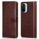Shock Proof Flip Cover Back Case for Xiaomi Mi 11X 5G | Magnetic Wallet Leather Case with Stand