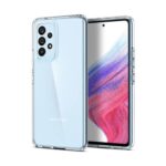 Crystal Clear Transparent Back Cover Case for Samsung Galaxy A53 5G (TPU + Poly Carbonate | Slim Soft Slilicone Case) - Transparent - Image 2