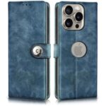 Shock Proof Flip Cover Back Case for Iphone 15 Pro | Magnetic Wallet Leather Case with Stand