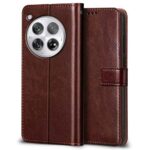 Shock Proof Flip Cover Back Case for 1+ Oneplus 12 5G | Magnetic Wallet Leather Case with Stand - Image 5