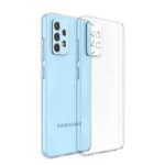 kelpuj Crystal Clear TPU Back Cover for Compatible with Samsung Galaxy A23 5G / A23 4G | Flexible Shockproof Case with Cushioned Edges Transparent - Image 3