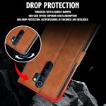 Shock Proof Flip Cover Back Case for Xiaomi Mi Redmi Note 8 Pro | Magnetic Wallet Leather Case with Stand - Image 7