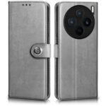 Shock Proof Flip Cover Back Case for Vivo X200 5G | Magnetic Wallet Leather Case with Stand