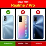 kelpuj Polycarbonate Back Cover for Realme 7 Pro - AirEDGE Technology Crystal Clear Transparent Mobile Case Cover Hard Bumper Full Armor Shockproof Device & Camera Protection Camo Green - Image 3