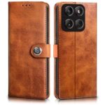 Shock Proof Flip Cover Back Case for Moto Edge 60 Fusion | Magnetic Wallet Leather Case with Stand