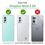 Shock Proof Clear Back Case Mobile Cover for 1+ OnePlus Nord 2 5G | OnePlus Nord 2 5G Pac-Man Edition (Hard | Hybrid PC + TPU | Full Armour Device & Camera Protection | Camo Green) - Image 2