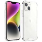 Ultra-Hybrid Crystal Clear Back Case Cover for Apple iPhone 14 | Hard Back | Slim Fit Shockproof Design | Camera Protection Bump | Back Cover Case (PC,TPU | Transparent) - Image 2