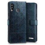 Shock Proof Flip Cover Back Case for Samsung Galaxy A20 | Magnetic Wallet Leather Case with Stand - Image 3