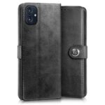 Shock Proof Flip Cover Back Case for Samsung Galaxy M04 | Magnetic Wallet Leather Case with Stand - Image 3