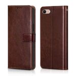 Shock Proof Flip Cover Back Case for Oppo F1S | Magnetic Wallet Leather Case with Stand