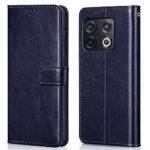 Shock Proof Flip Cover Back Case for 1+ Oneplus 10 Pro 5G | Magnetic Wallet Leather Case with Stand