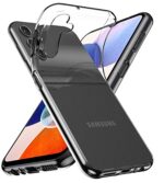 Crystal Clear Transparent Back Case Cover for Samsung Galaxy A54 5G | Full Device & Camera Protection Shockproof TPU | Flexible Silicone Back Cover Case Transparent
