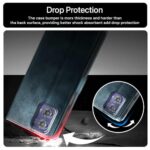 Shock Proof Flip Cover Back Case for Motorola Moto G73 5G | Magnetic Wallet Leather Case with Stand - Image 7