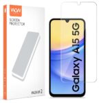 Unbreakable Nano Film Glass Screen Protector for Samsung Galaxy A15 5G | Samsung Galaxy A25 5G [ Flexible Like a Screen Guard, Harder Than a Tempered Glass ]  Pack of 2 Clear - Image 2