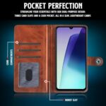 Shock Proof Flip Cover Back Case for Redmi A4 5G | Magnetic Wallet Leather Case with Stand - Image 7