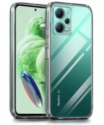 Crystal Clear Transparent Back Case Cover for Redmi Note 12 5G | Poco X5 5G | Full Device & Camera Prorection Shockproof TPU Silicone Back Cover Case Transparent